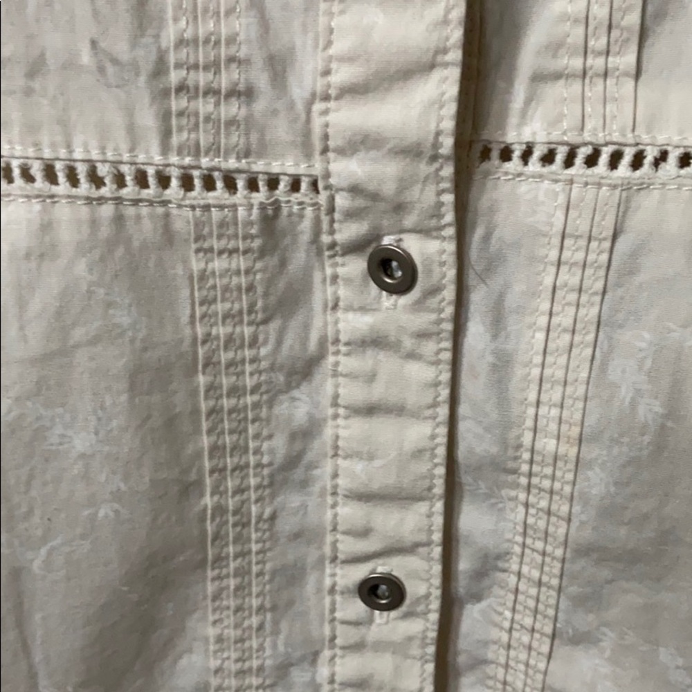 Tommy Hilfiger Denim Short Sleeved Eyelet Shirt - Picture 6 of 12